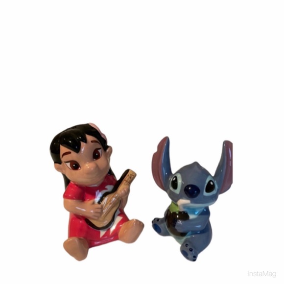 Disney Other - NEW Disney Lilo and Stitch Salt and Pepper Shakers